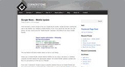 Desktop Screenshot of blog.cornerstonesoftware.ca
